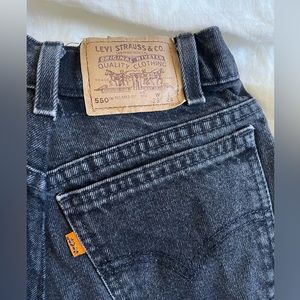 Vintage orange tab Levis student fit 550